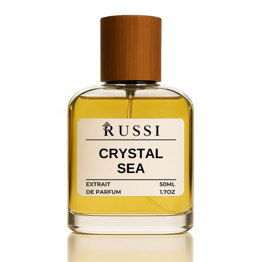 CRYSTAL SEA extrait de parfum – Blue Talisman inspired – RussiLab fresh mineral marine perfume